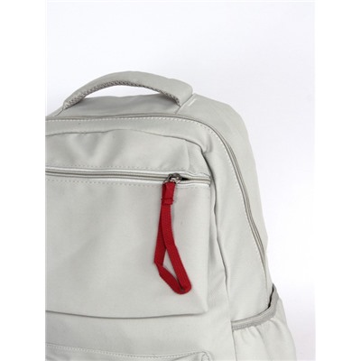 Рюкзак жен текстиль MC-9070,  1отд,  1внут,  4внеш/карм,  серый 262187