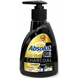 Жидкое крем-мыло антибактериальное Absolut (Абсолют) Pro серебро и уголь, 250 мл