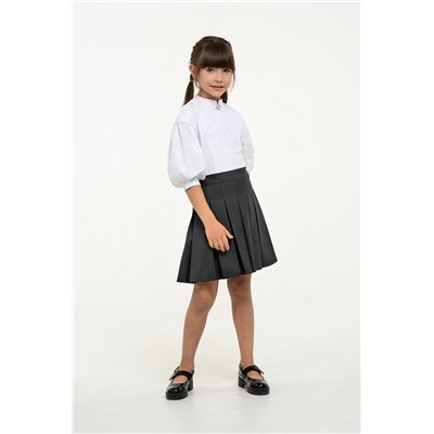 Белая школьная блуза, модель 06147
