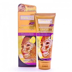 Золотая маска для лица Wokali Whitening Gold Caviar 130 мл оптом