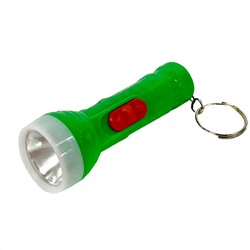 Зеленый карманный брелок-фонарик, – удобный аксессуар для повседневного использования №133