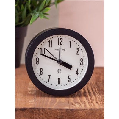 Часы-будильник "Honey time", black (10х10 см)