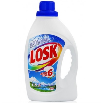 Гель для стирки Losk (Лоск) Горное озеро, 1,3 л