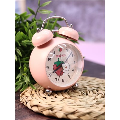 Часы-будильник «Fruity Friends», pink (13,5х10 см)