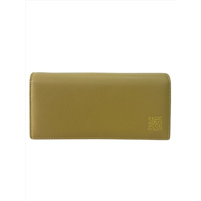 Женское портмоне из мягкой искусственной кожи, цвет желтый