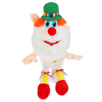 Озвученная мягкая игрушка Буба-клоун