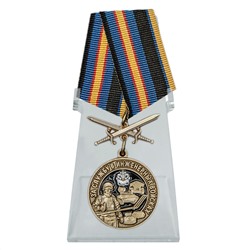 Медаль "За службу в Инженерных войсках" на подставке, - для коллекционеров и истинных ценителей наград №2393