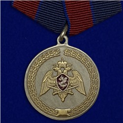 Медаль "За заслуги в укреплении правопорядка" (Росгвардии), Учреждение: 14.02.2017 №1741
