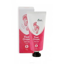 e`kel "Rose Foot Cream" Крем для ног с Розой Увлажнение и Свежесть, 100 гр.