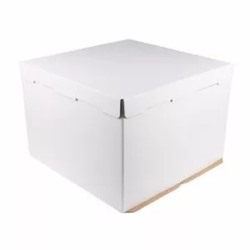 Короб для тортов «Эконом» белый, 360х360х260 (Pasticciere)