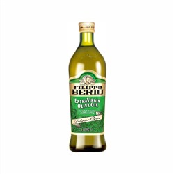 Масло олив Extra Virgin FILIPPO BERIO 1 л ст/б 1/12 Италия - Масла растительные