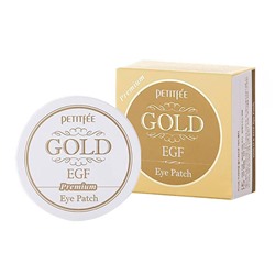 PETITFEE Premium Gold EGF Eye Patch Гидрогелевые патчи для глаз (60шт)
