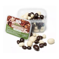 300г. Микс орехи в шоколаде в йогуртовом шоколаде 50/50 все виды в равной пропорции (11 видов)
