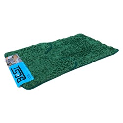 Набор ковриков для ванной ЛАПША - зеленый 2 пр. р-р 80х50 и 40х50