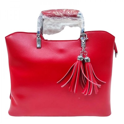 Женская кожаная сумка RUTH CLASSIC. Ярко-красный