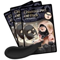Skinapple / Очищающая маска-пленка “Уголь” Skinapple Charcoal Peel Off Pack. 10 гр/20 шт.