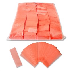 Конфетти флуоресцентное 17 х 55 мм (UV-оранжевое)