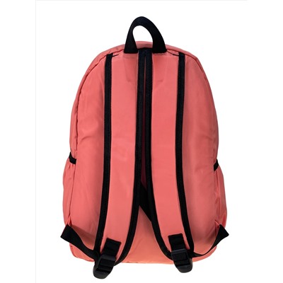 Молодежный рюкзак из текстиля, цвет персиковый