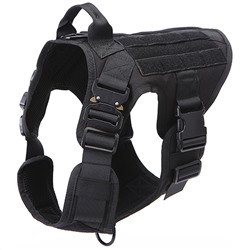 Профессиональный тактический жилет для собак Icefang Army Style Cobra (черный), - Идеально подходит для дрессировки собак крупных и средних по размерам пород. Жилет имеет два зажима - передний и задний, для различных режимов использования. Материал: прочный нейлон снаружи с мягкой подкладкой и вентилируемой сеткой №720