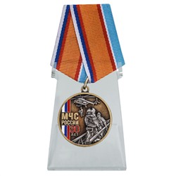 Медаль "30 лет МЧС России" на подставке, – в честь юбилея №2333