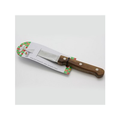 Нож кухонный 7,5см для овощей с дер. ручкой