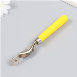 Шовный маркер пластик, металл, жёлтая ручка 15,5 см