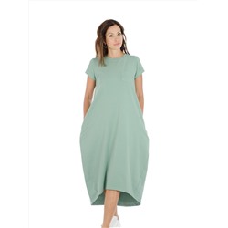 Платье 5002А1 зеленый гранит