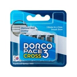 DORCO Кассеты Pace CROSS 3 (4шт)  (артикул-0123)