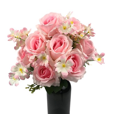 Букет цветов Розы нежно розового цвета, 45см