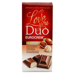 Молочный шоколад "Love you Duo" 80 г