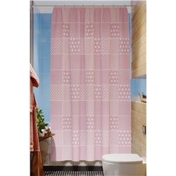 Фотошторы для ванной 10678 - розовый (Нл)