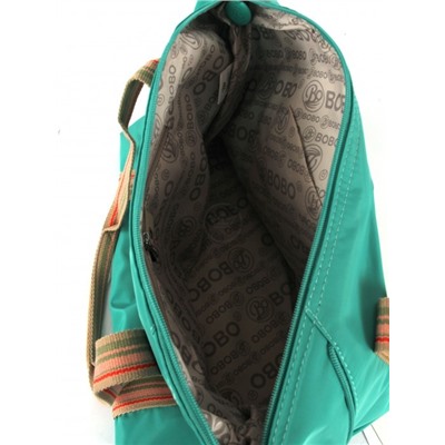 Сумка женская текстиль BoBo-3903-3,  1отд,  плечевой ремень,  св. зеленый 261573