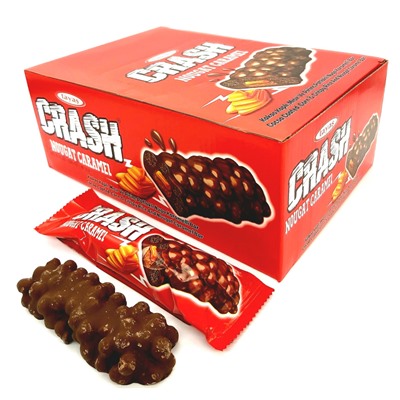 Шоколадный батончик CRASH с нугой и карамелью 40 гр