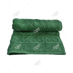 Зеленое махровое полотенце для салонов красоты
