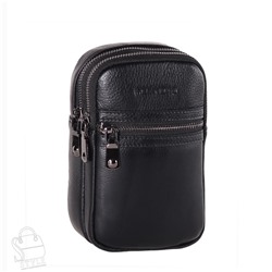 Рюкзак мужской кожаный 22-6158FH black Heanbag