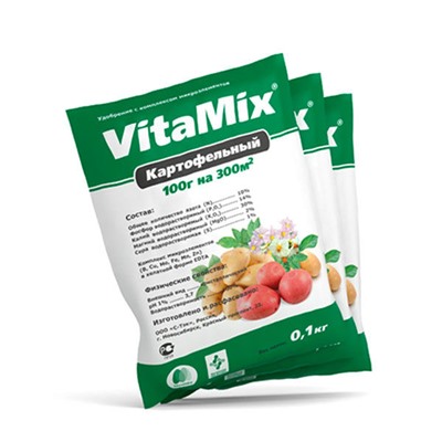 VitaMix-Картофельный 100гр, комплексное удобрение (1/50шт) БМ