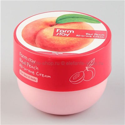 Крем FarmStay Real Peach All in One Cream 300ml (125)