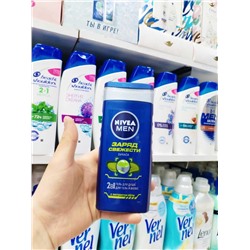 Nivea гель для душа мужской Заряд бодрости 2в1 250 мл