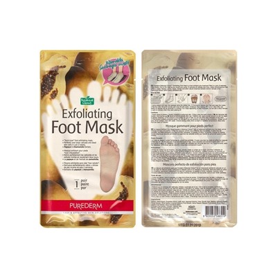 Purederm / Отшелушивающая маска для ног Exfoliating foot mask