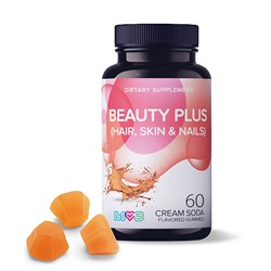 Комплекс мультивитаминов "Beauty Plus" для красоты волос, кожи и ногтей со вкусом крем-соды