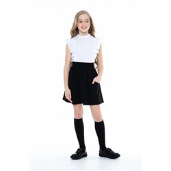 Чёрная школьная юбка Mooriposh, модель 0320/1