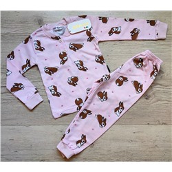 Пижама для девочки (кофта+брюки) УЗБЕКИСТАН (2-3-4-5-6-7-8-9)