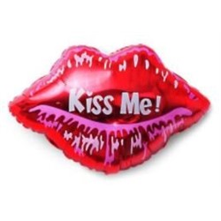 Воздушный шар "Kiss me" 68 см