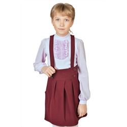 Сиреневая школьная блуза, модель 0613/2