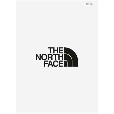 03-39 Термотрансфер The north face черный 6x3 см