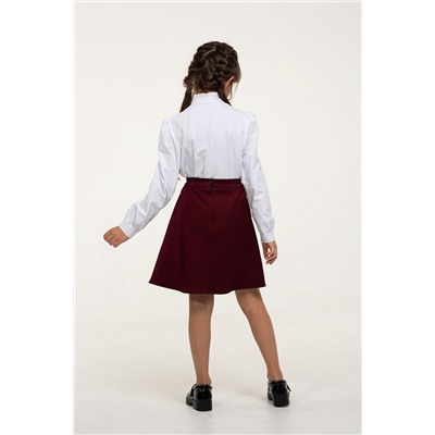 Белая школьная блуза, модель 06177