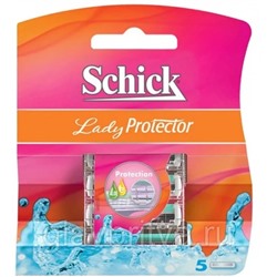 Кассета для станка для бритья Schick Lady Protector Plus, 5 шт.