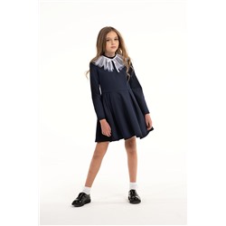 Синее школьное платье, модель 0145/3