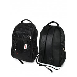 Рюкзак SAL-8027-10,  молодежный,  3отд, 1внут+2внеш.карм,  черный 261852