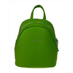 Сумка-рюкзак из искусственной кожи, цвет лимонно зеленый